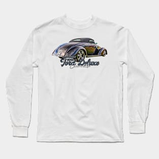 Customized 1937 Ford Deluxe Convertible Long Sleeve T-Shirt